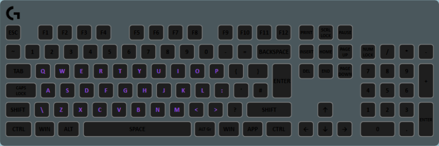 A breathing layer with two random colors