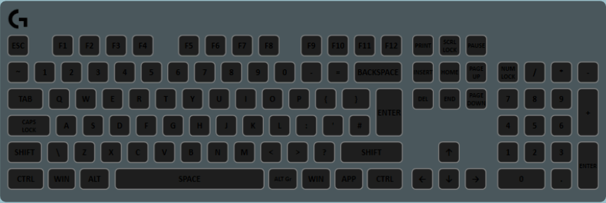 Pressing keys on an interactive layer with key wave mode