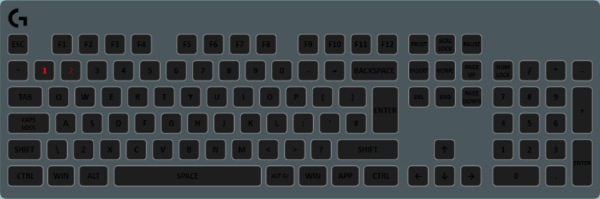 A gradient layer in progressive mode, with a red-green gradient assigned to the current millisecond